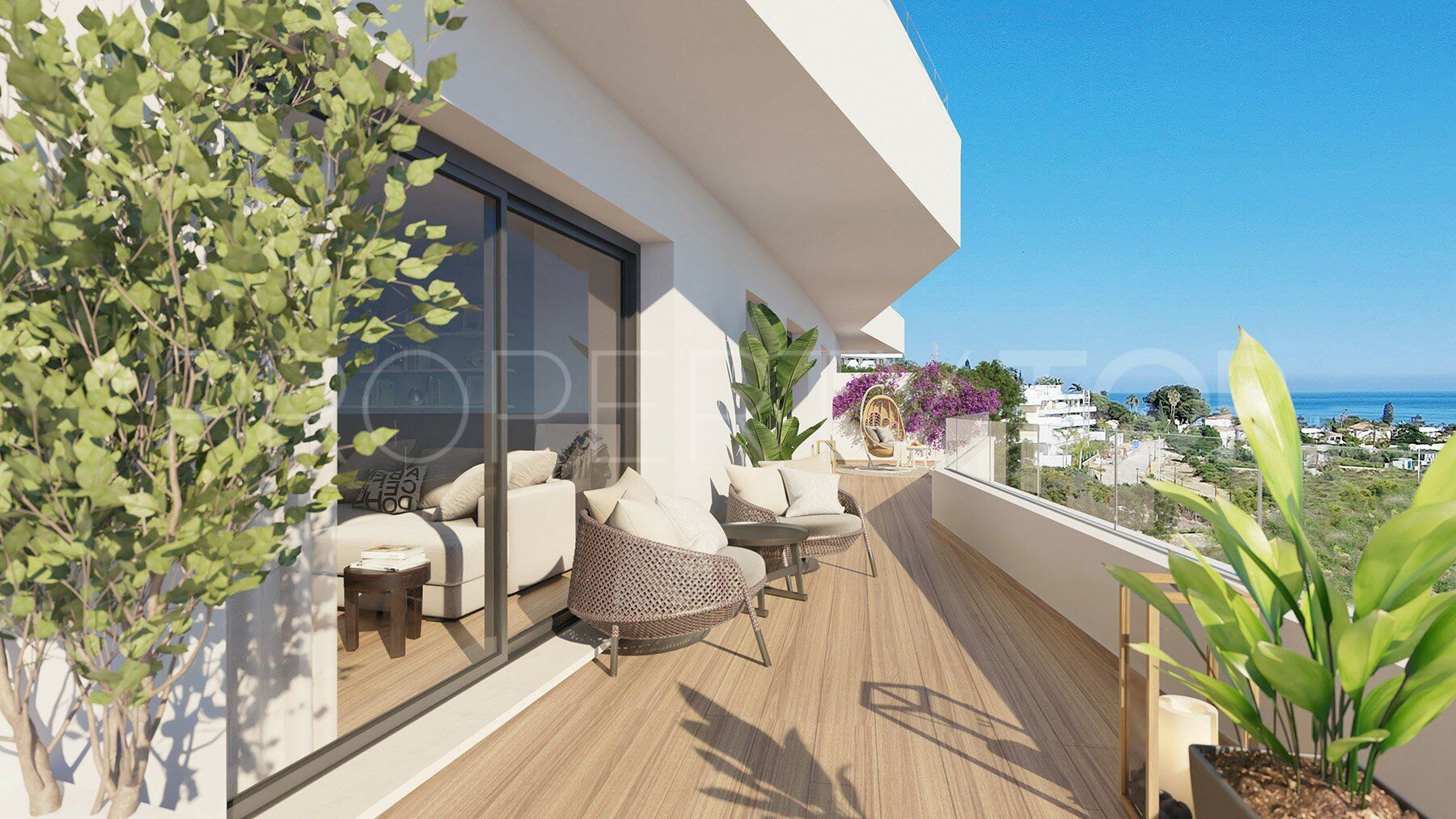 Estepona West 4 bedrooms penthouse for sale