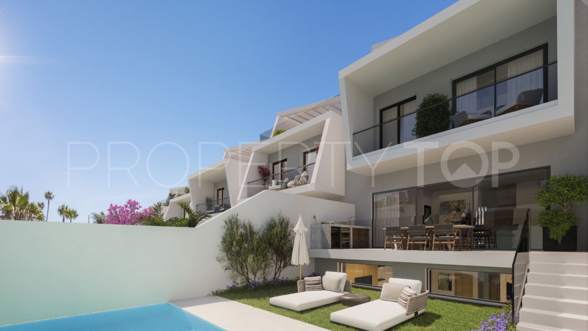 Villa pareada con 3 dormitorios en venta en Los Flamingos Golf