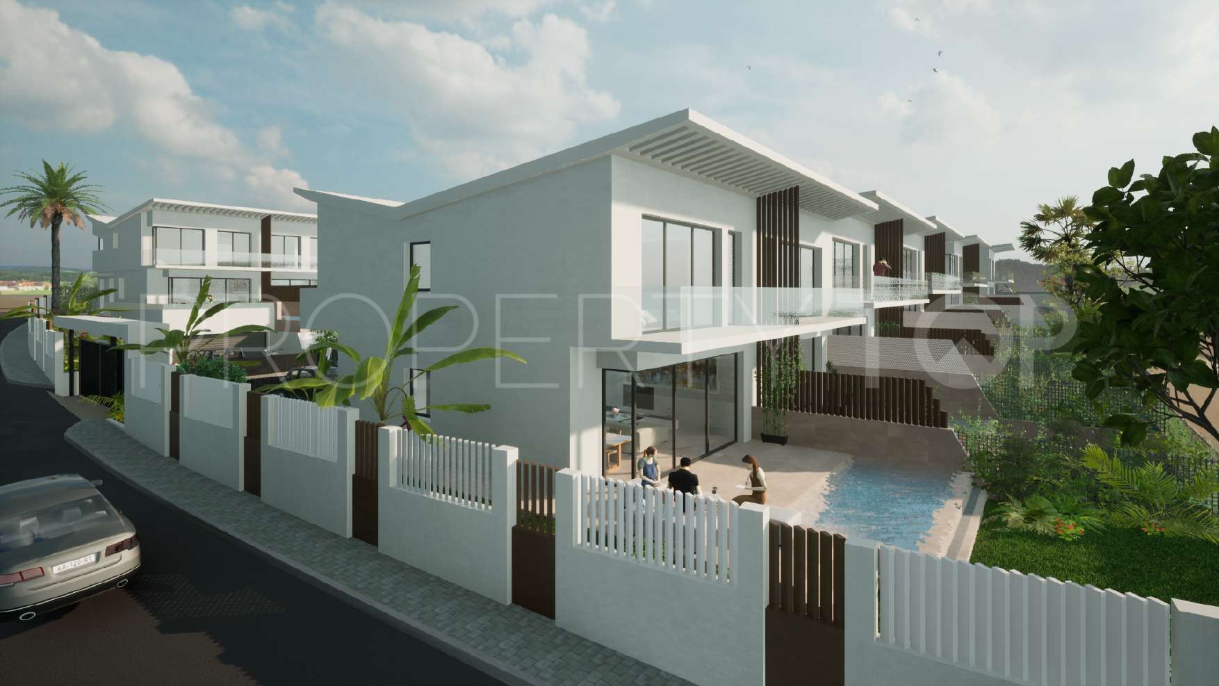 Villa pareada en venta en Cala de Mijas con 4 dormitorios