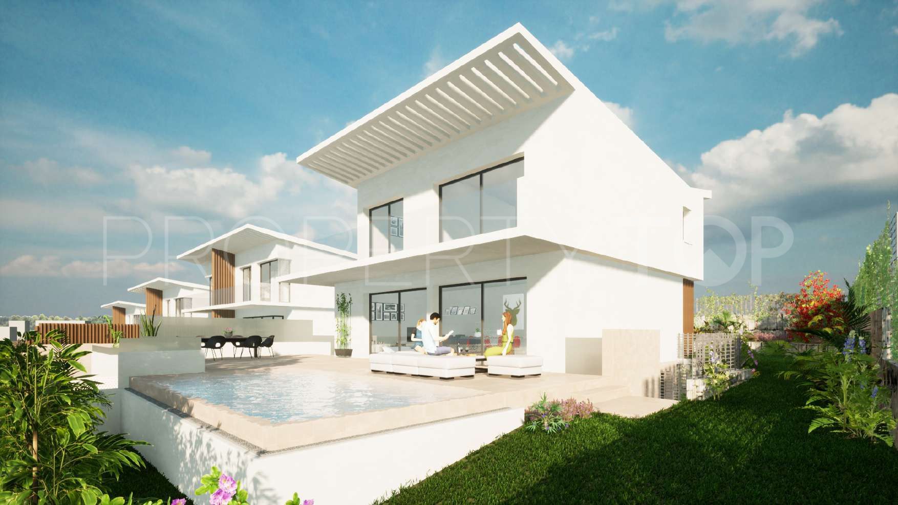 Villa pareada en venta en Cala de Mijas con 4 dormitorios