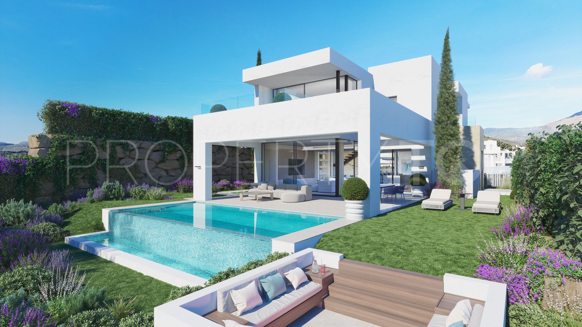 Villa con 4 dormitorios en venta en Estepona Golf