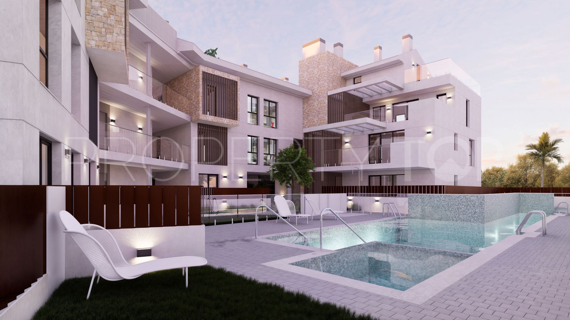 Comprar apartamento planta baja en Cala Blanca de 3 dormitorios