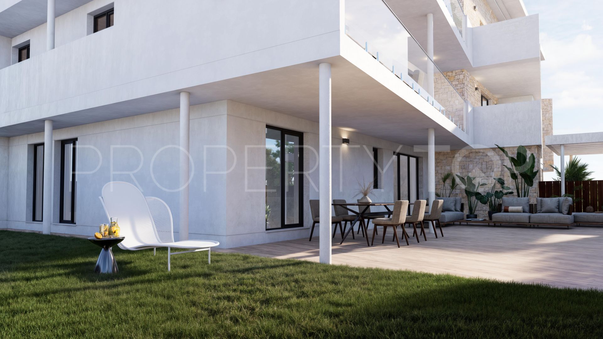 Apartamento planta baja en venta en Cala Blanca