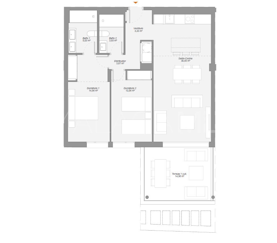 Wohnung for sale in La Resina Golf