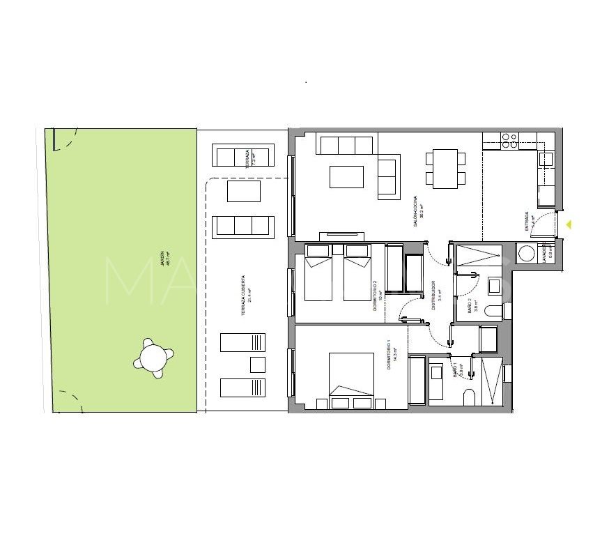 Lägenhet for sale in Calanova Golf