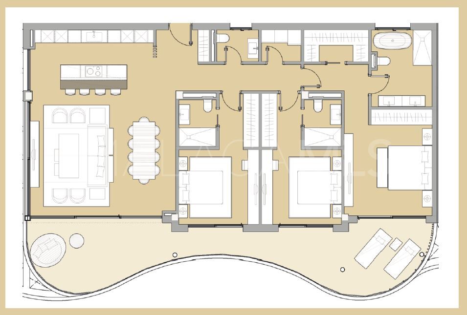 For sale La Quinta 3 bedrooms apartment
