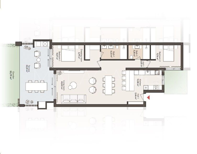 Wohnung for sale in New Golden Mile