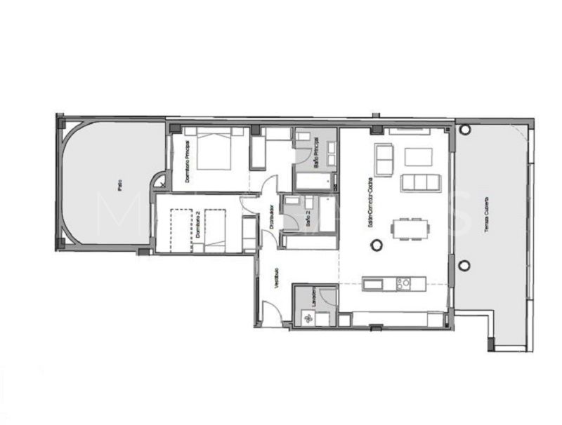 Los Altos de los Monteros 2 bedrooms apartment for sale