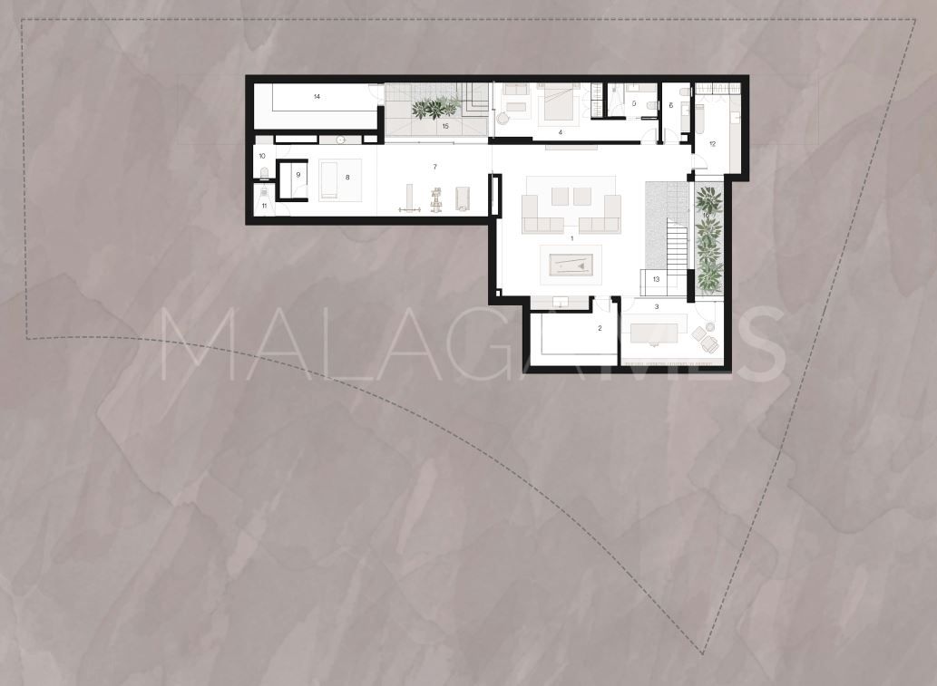 Chalet for sale in Marbella Golden Mile