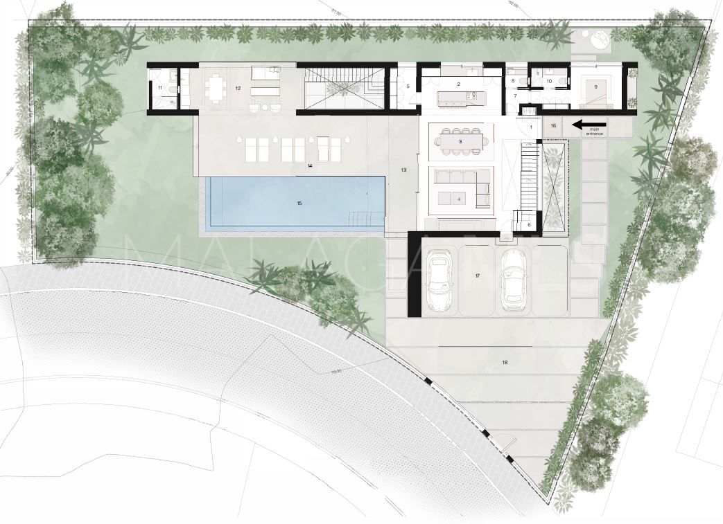 Chalet for sale in Marbella Golden Mile