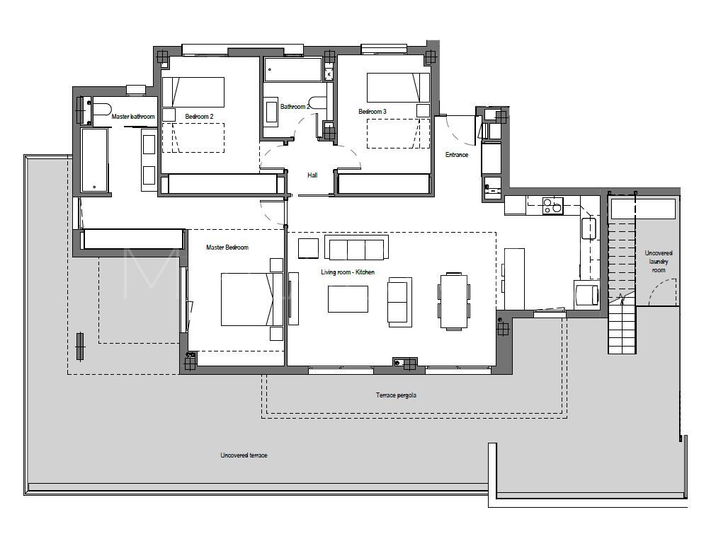 3 bedrooms penthouse in Los Altos de los Monteros for sale