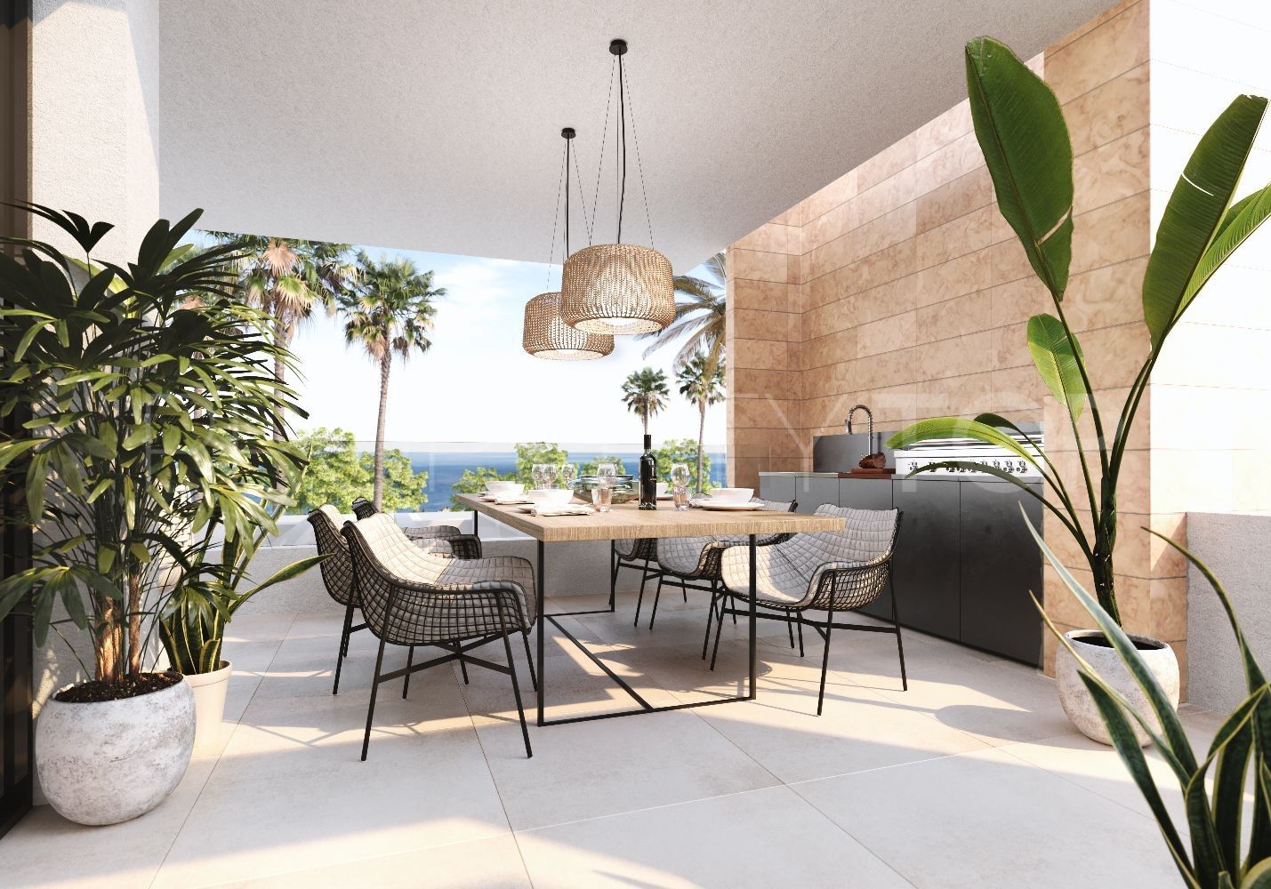 Comprar apartamento planta baja con 3 dormitorios en New Golden Mile