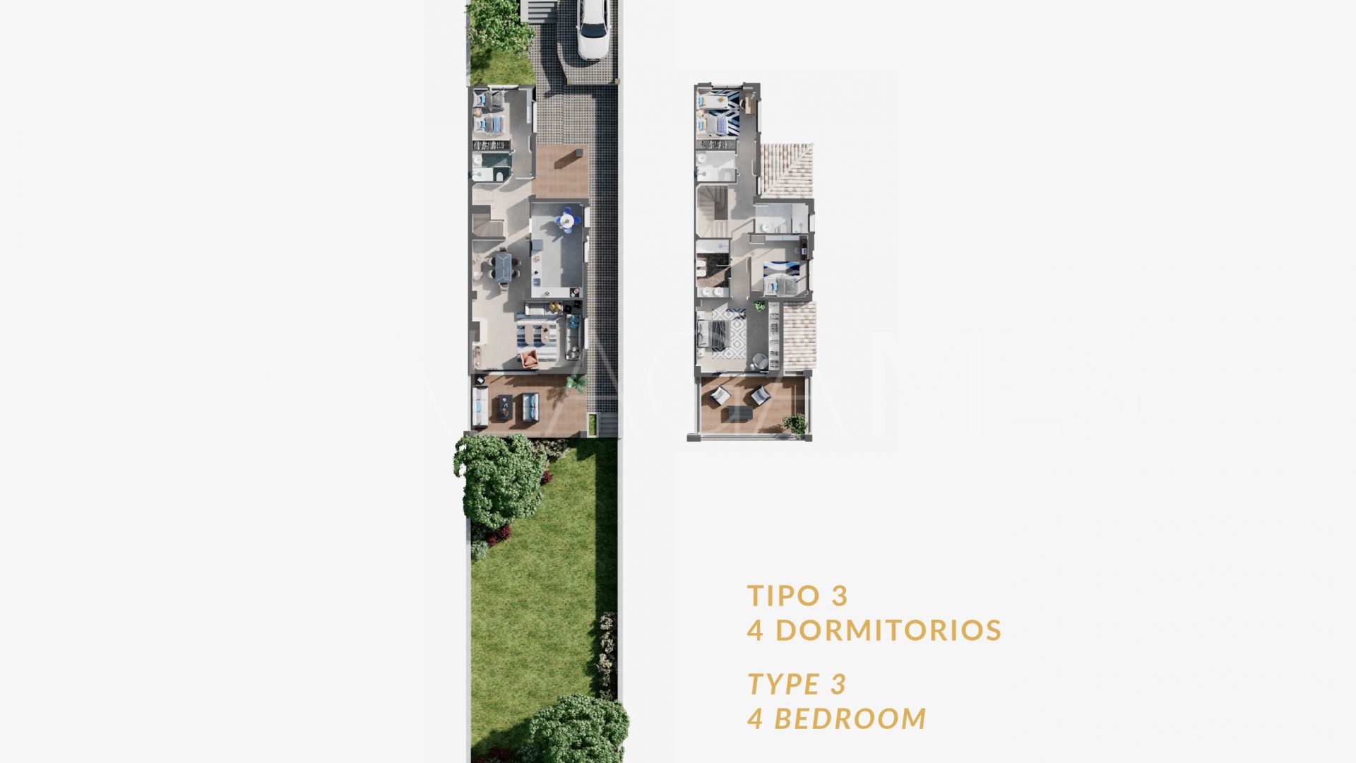 Estepona, pareado with 4 bedrooms for sale