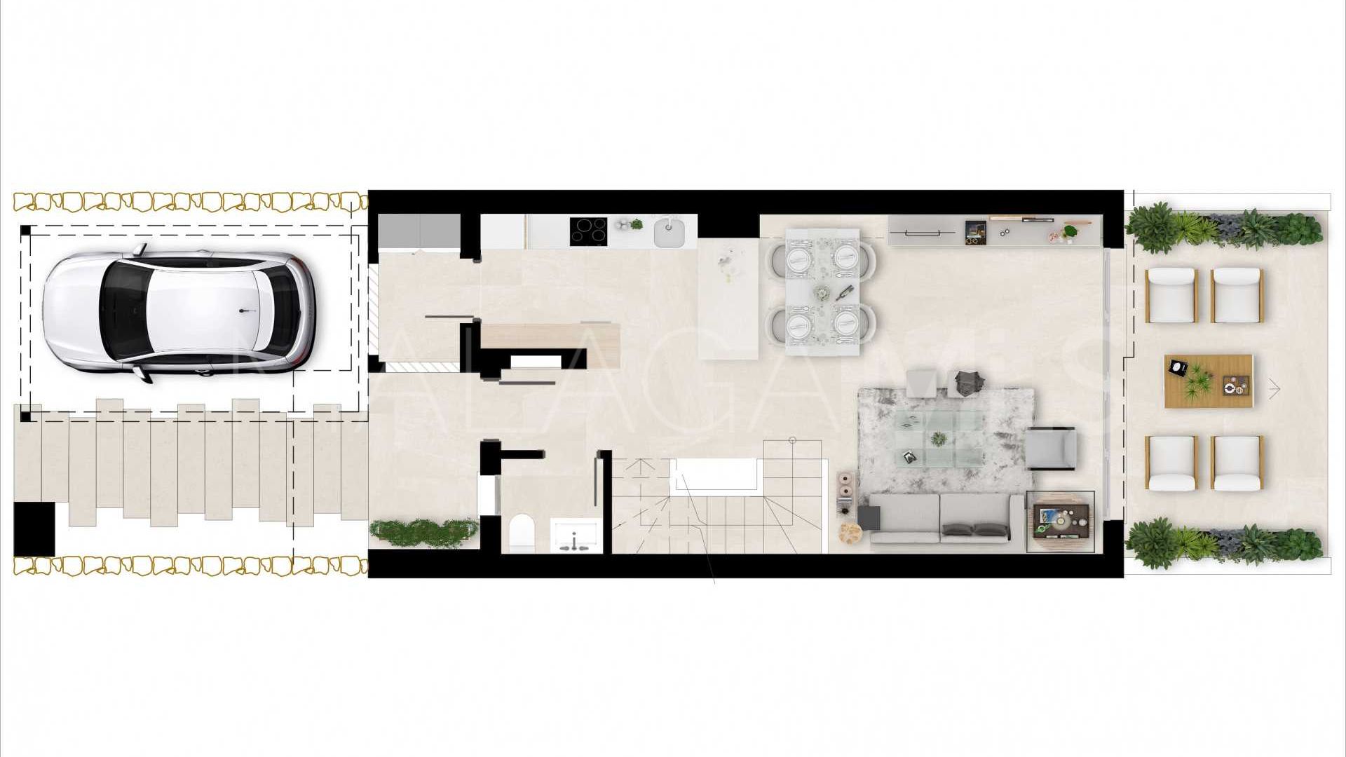 Maison de ville for sale in Estepona Golf