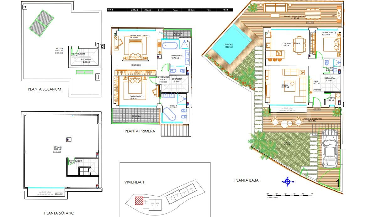 For sale 3 bedrooms town house in Estepona