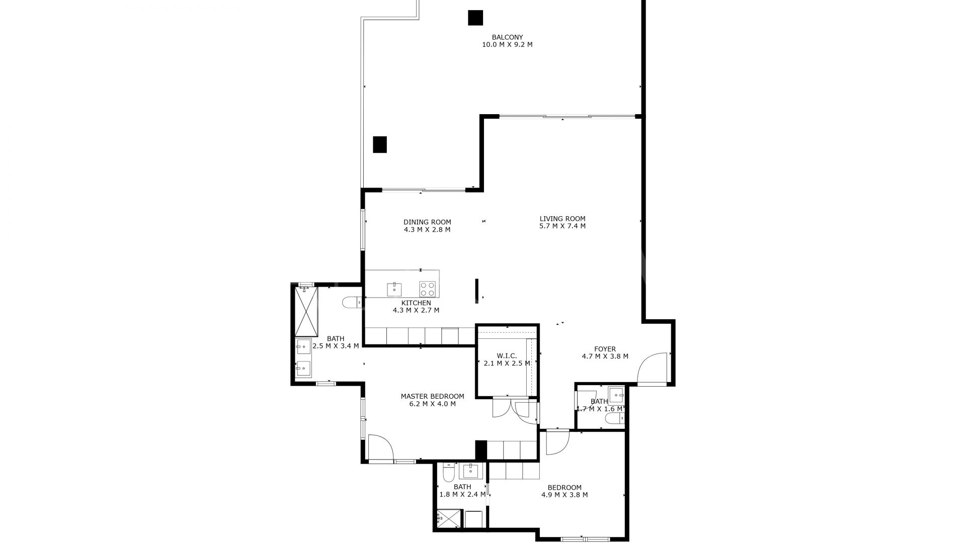 Wohnung for sale in 9 Lions Residences