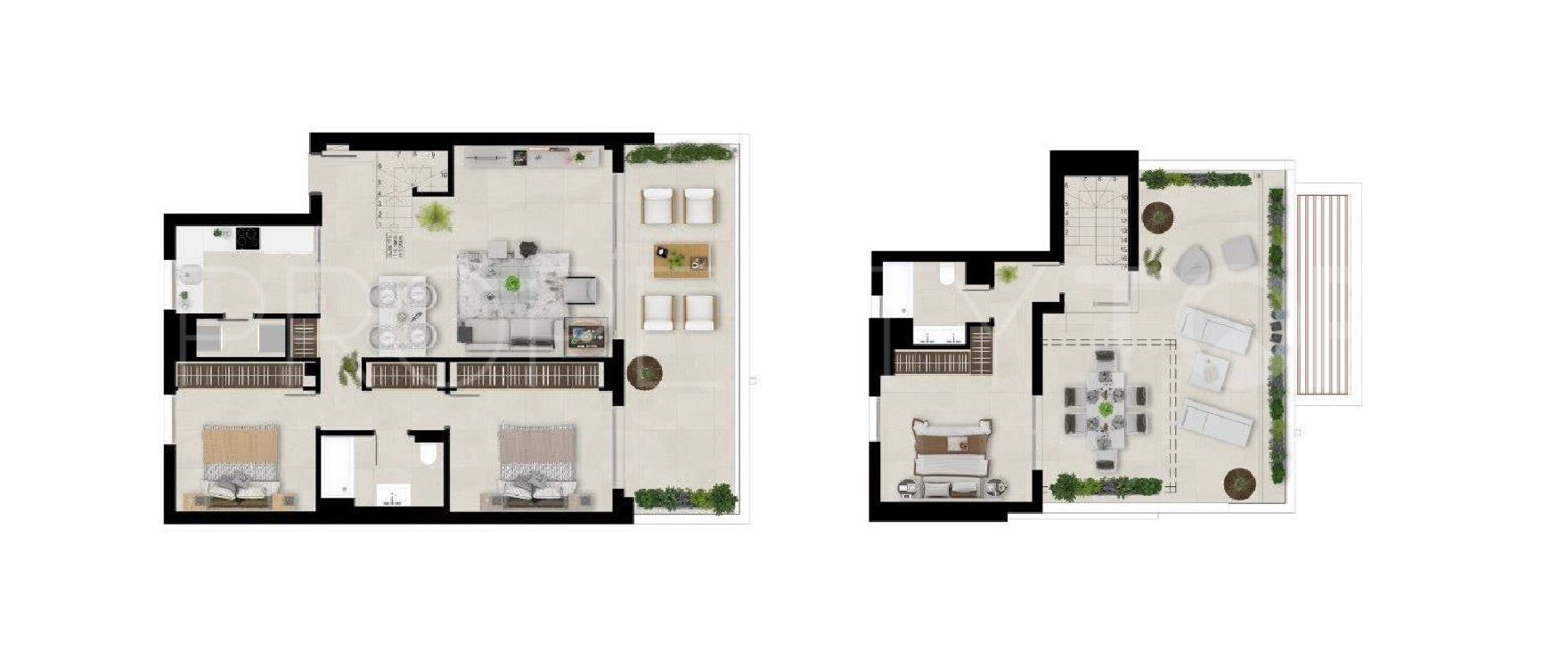 Nueva Andalucia 3 bedrooms penthouse for sale