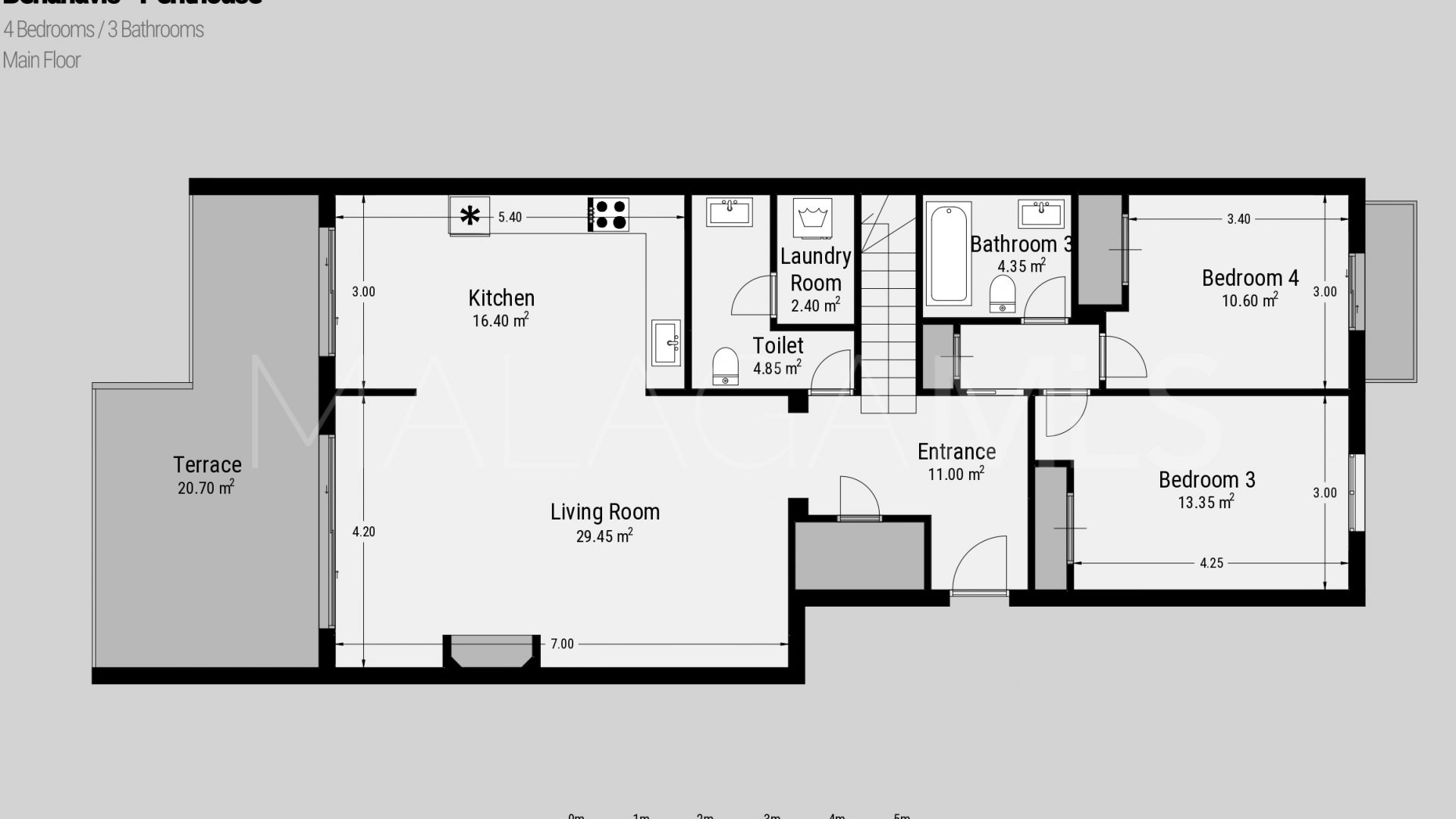 Penthaus for sale in Los Flamingos