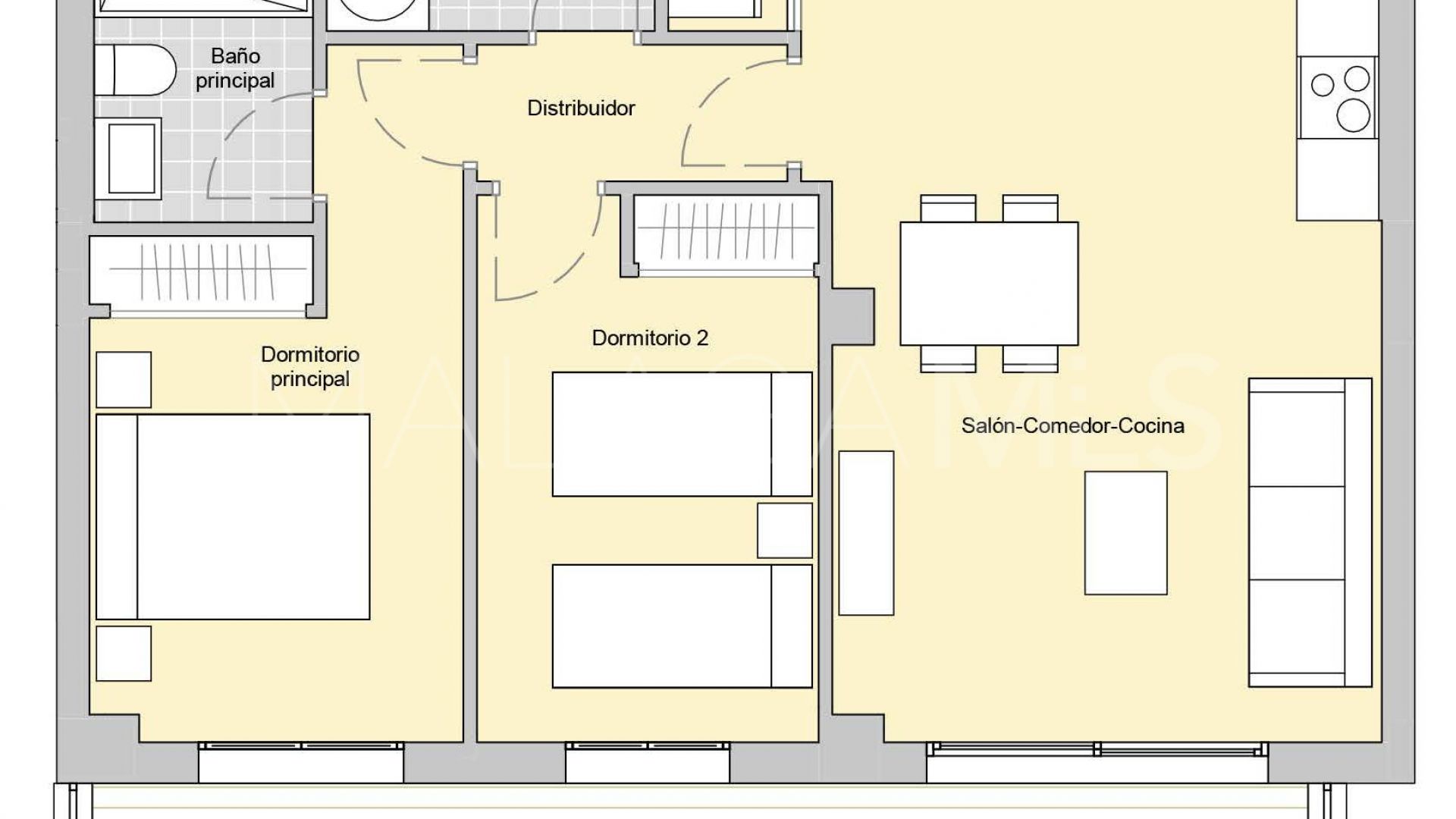 Apartamento de 2 bedrooms for sale in Estepona Centro