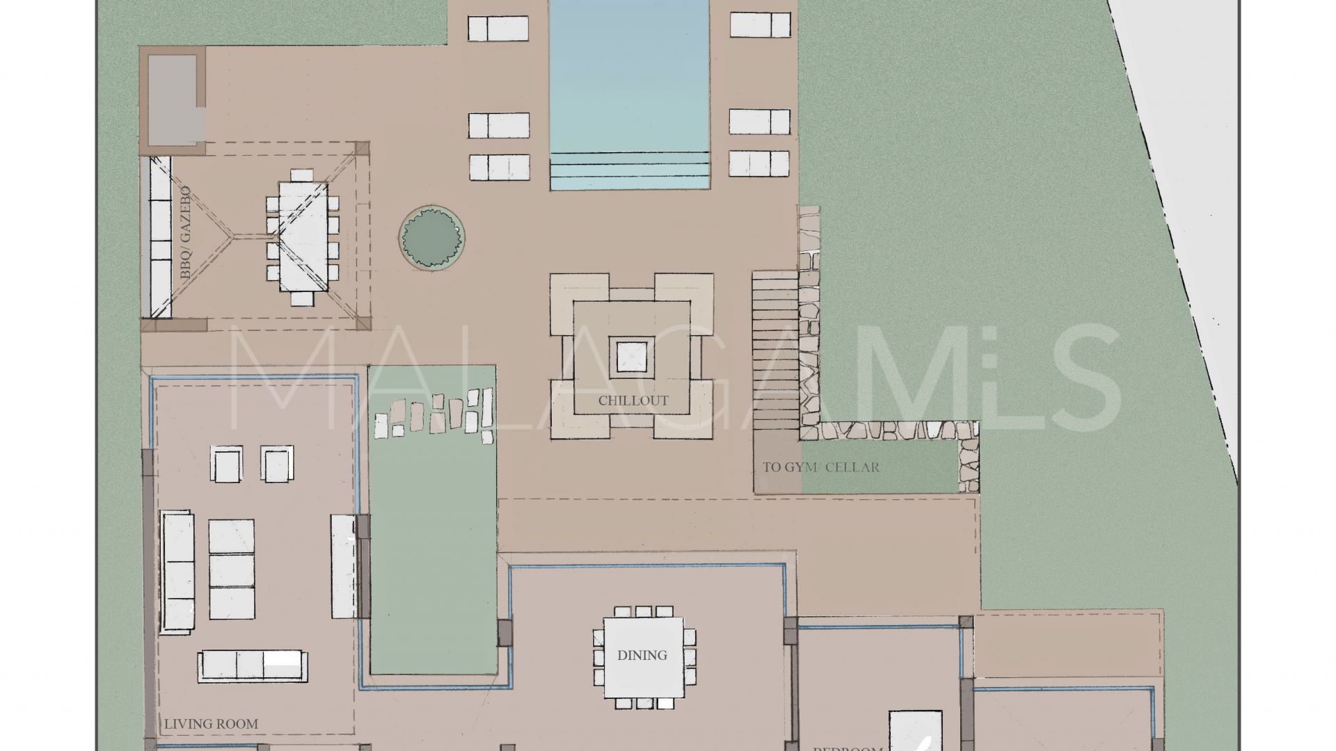 Villa for sale in Los Flamingos