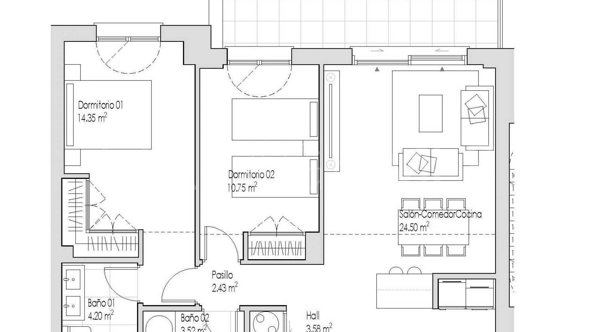 Appartement for sale in Las Mesas