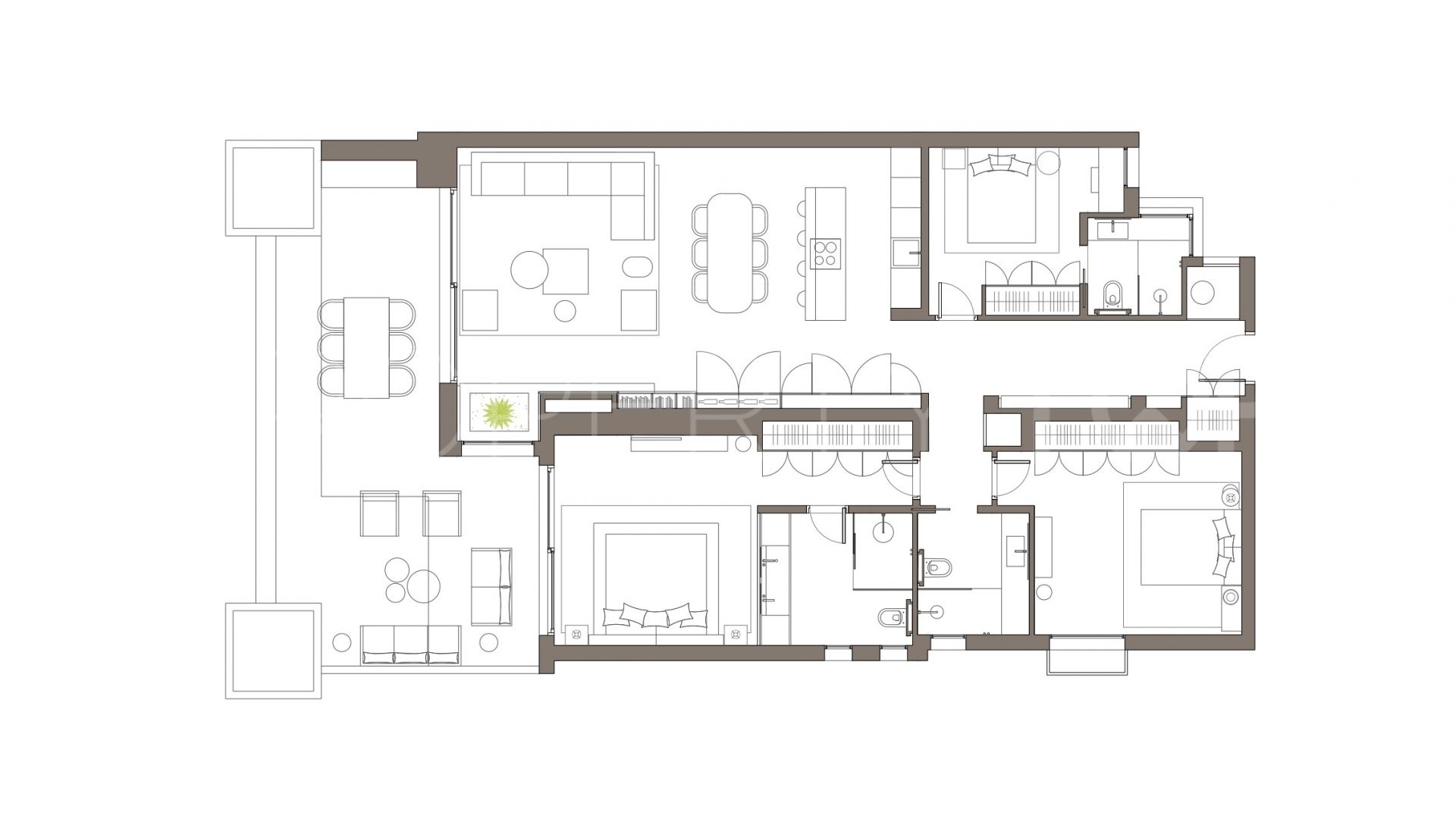 Comprar apartamento en Costalita del Mar con 3 dormitorios