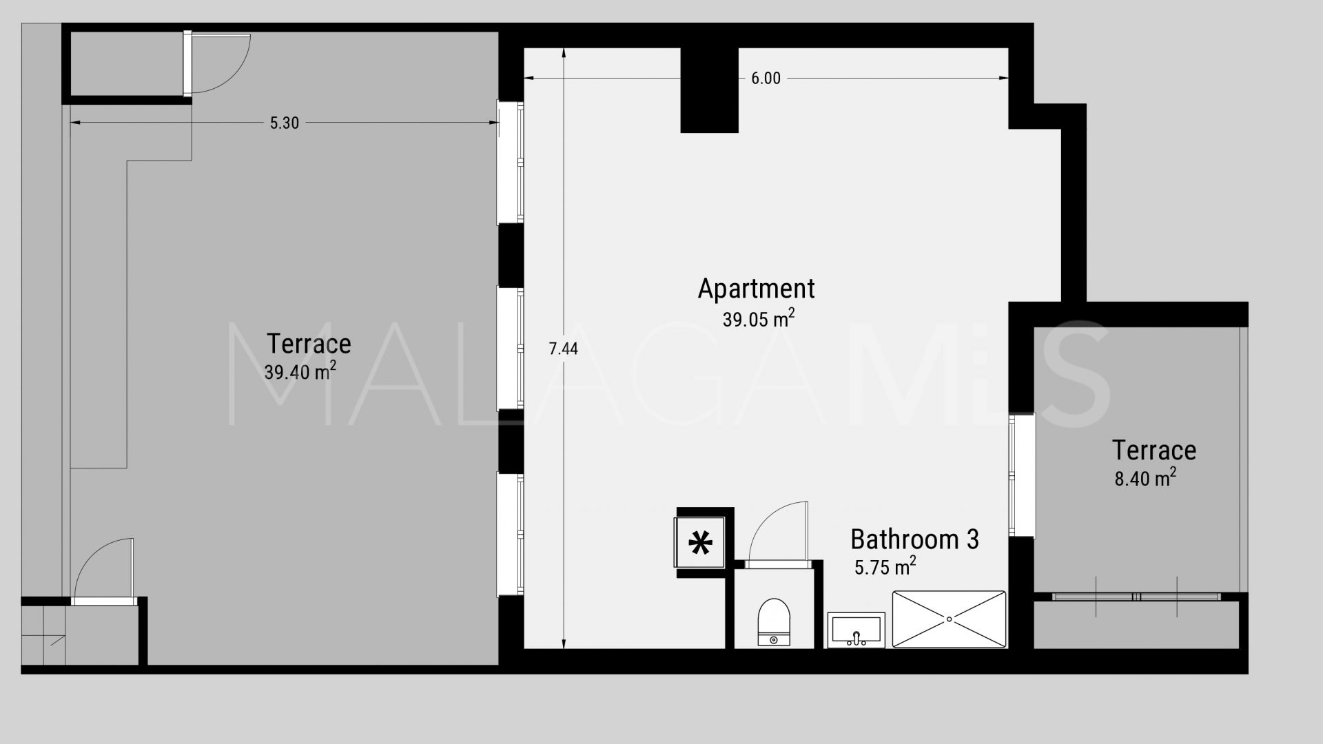 Ático with 2 bedrooms for sale in La Cartuja del Golf
