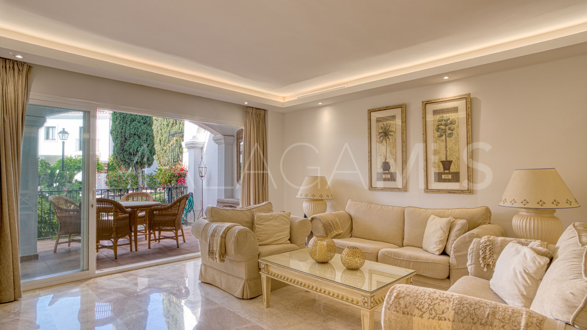 Erdgeschosswohnung for sale in Señorio de Marbella