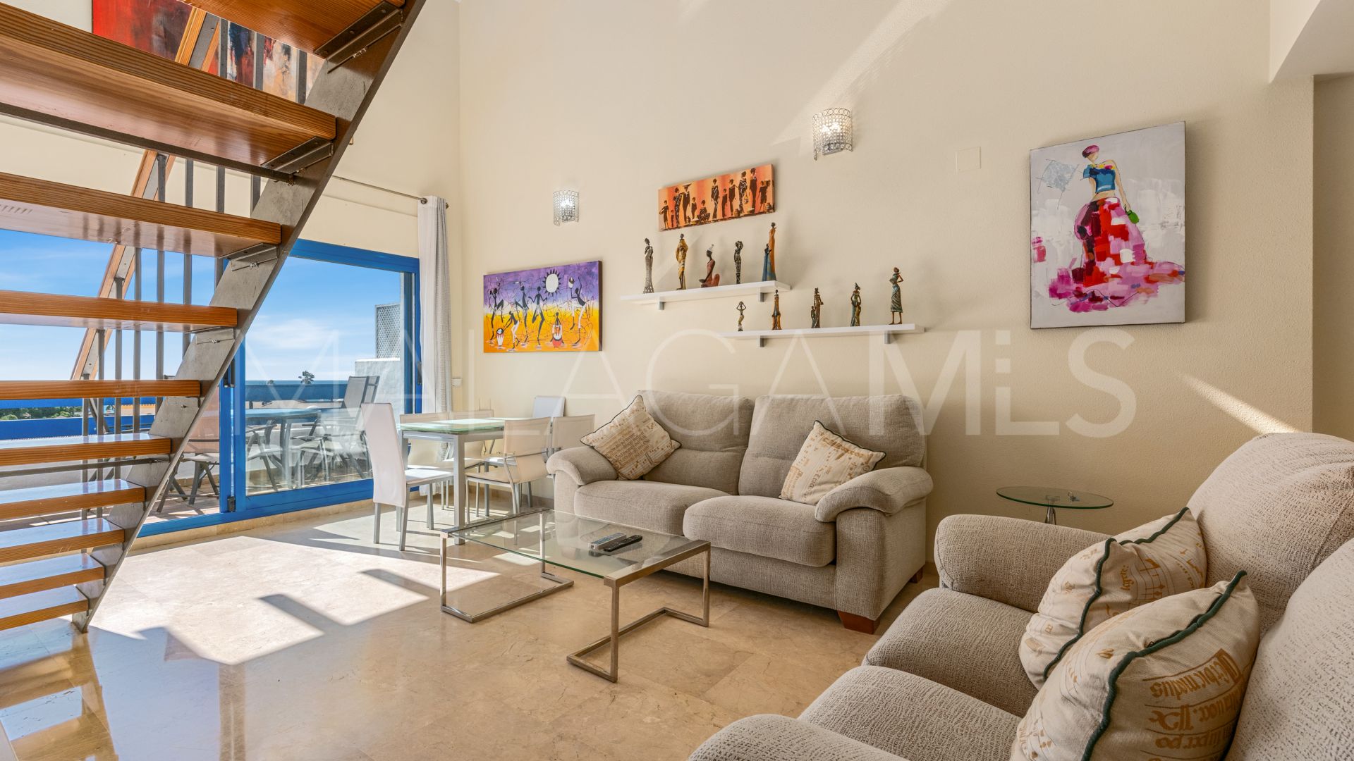 Duplex penthouse for sale in Duquesa Suites