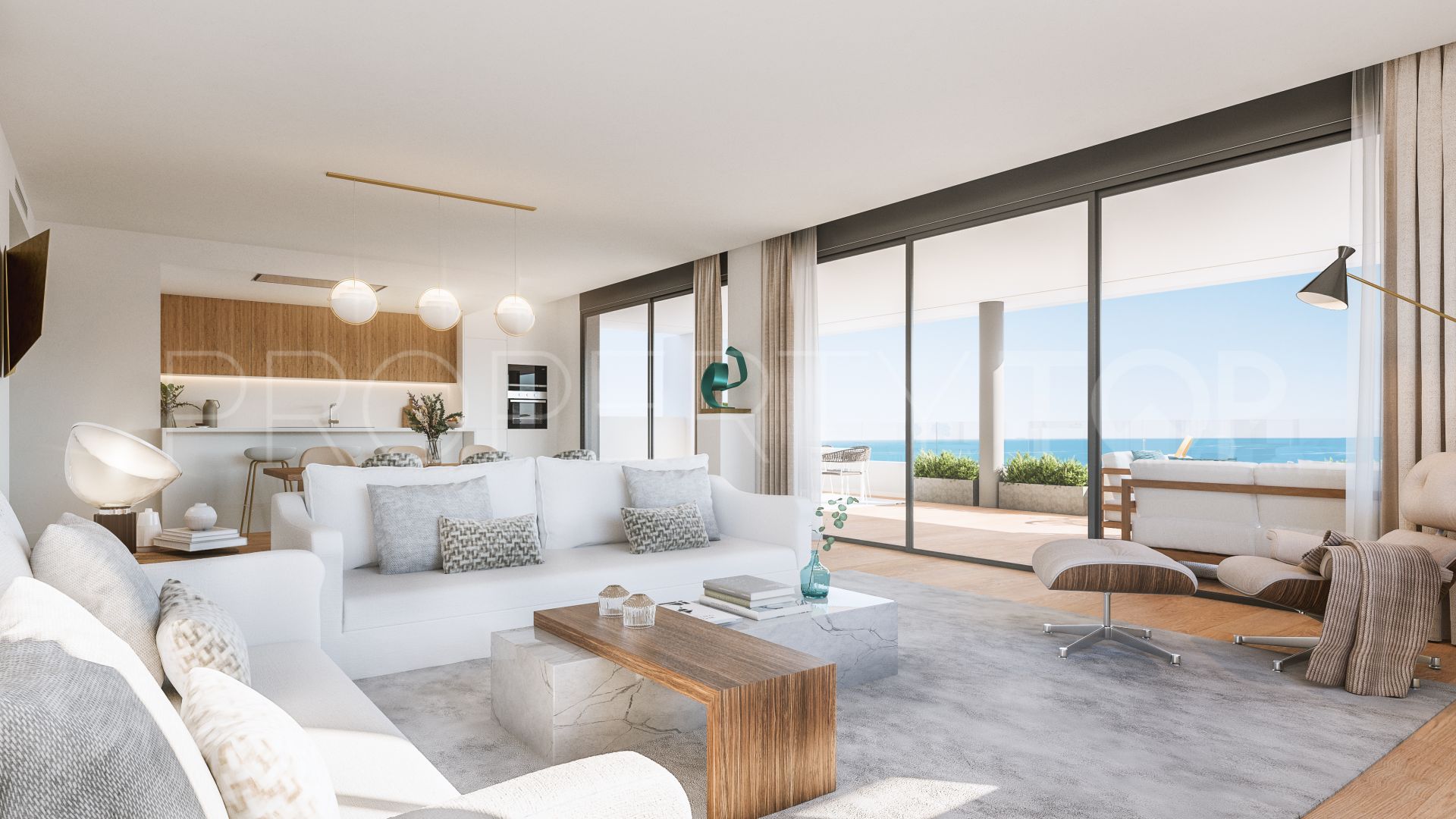 Apartamento planta baja con 4 dormitorios en venta en Marbella Este