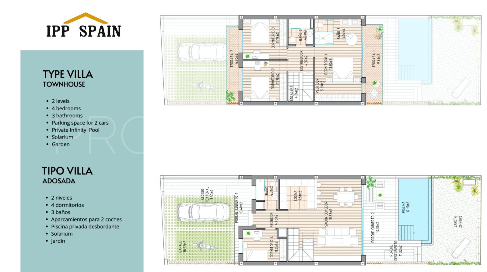 Pareado en venta en Cala de Mijas con 4 dormitorios