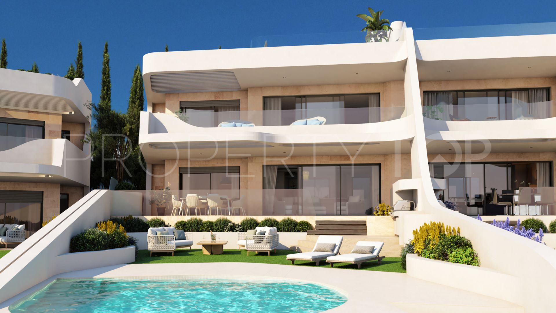 Apartamento planta baja con 3 dormitorios en venta en Marbella Este