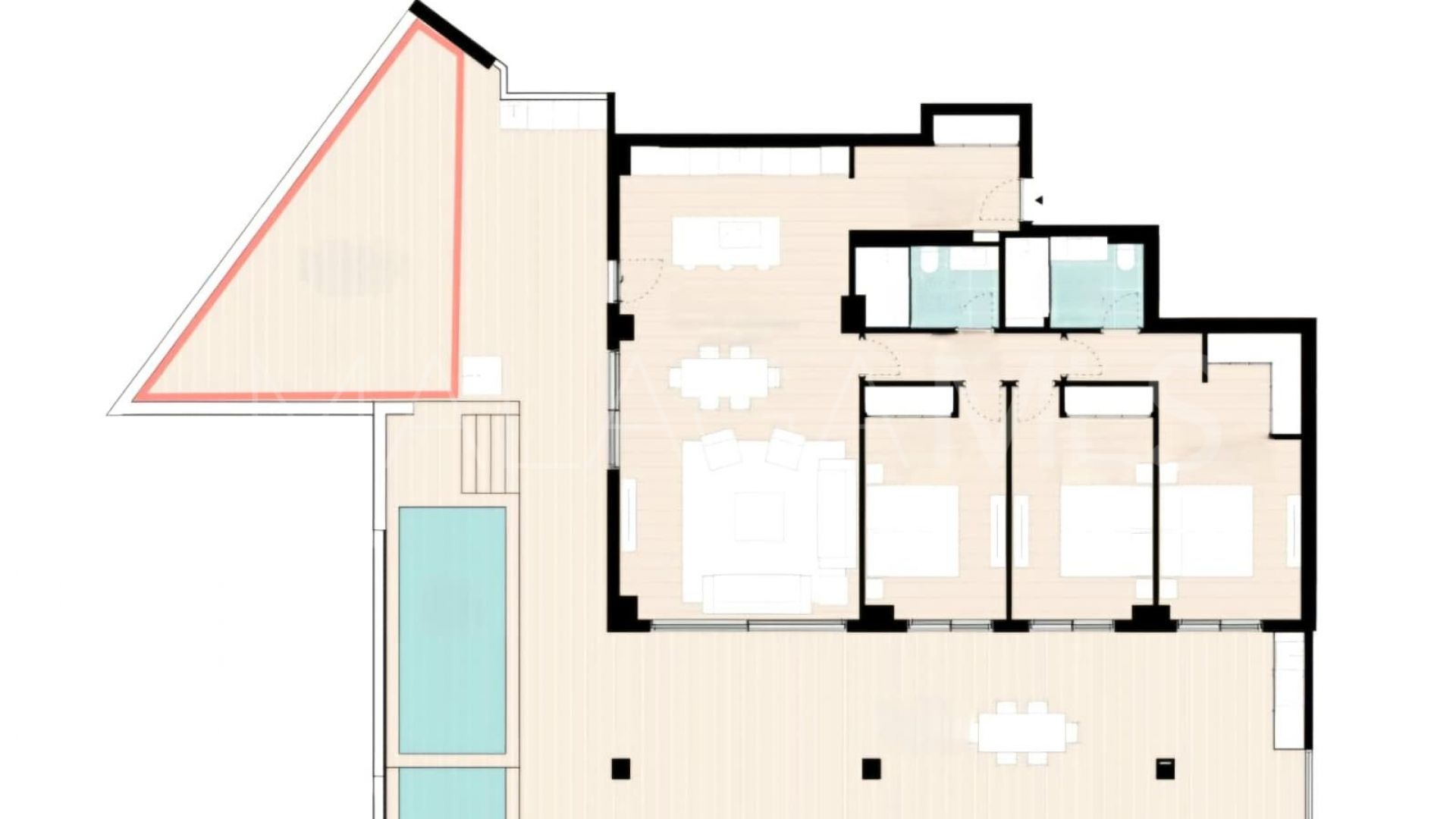 Reserva del Higuerón, apartamento with 3 bedrooms for sale