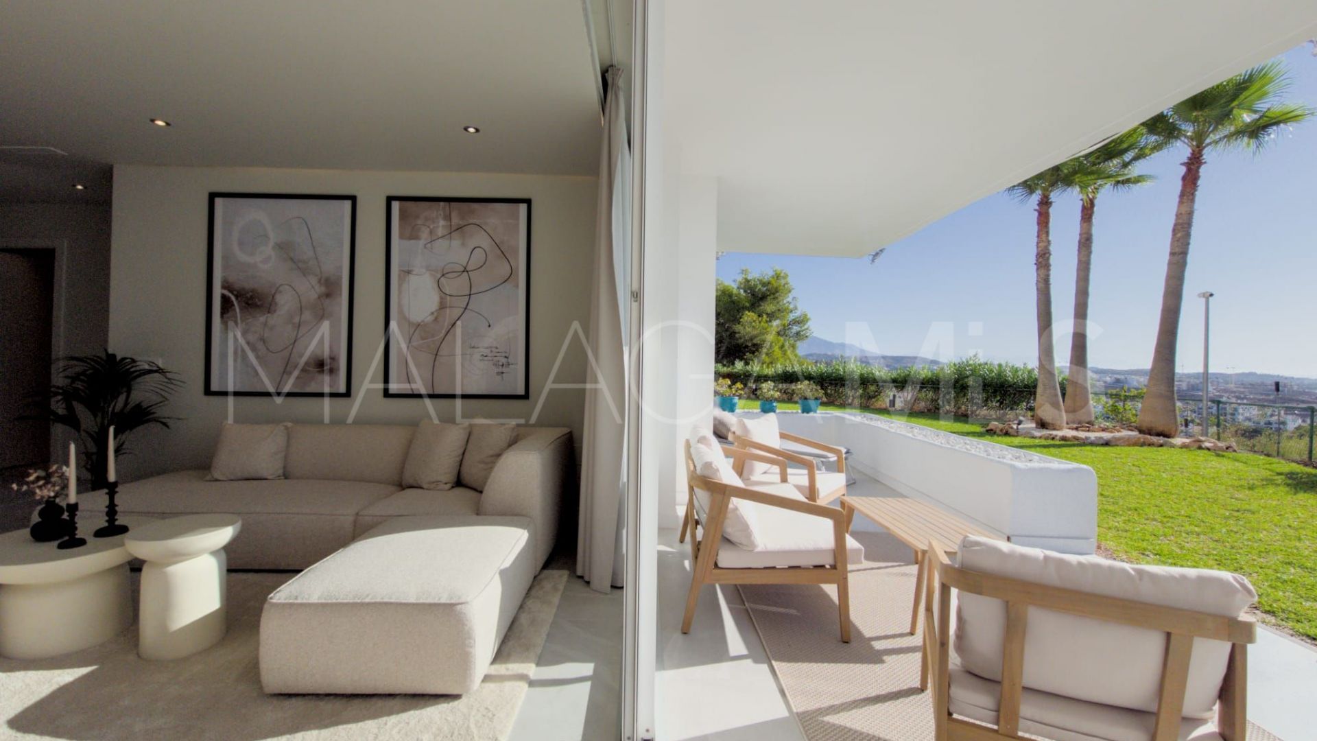 For sale Miraflores Golf ground floor apartment with 3 bedrooms