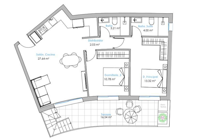 For sale penthouse in Fuengirola