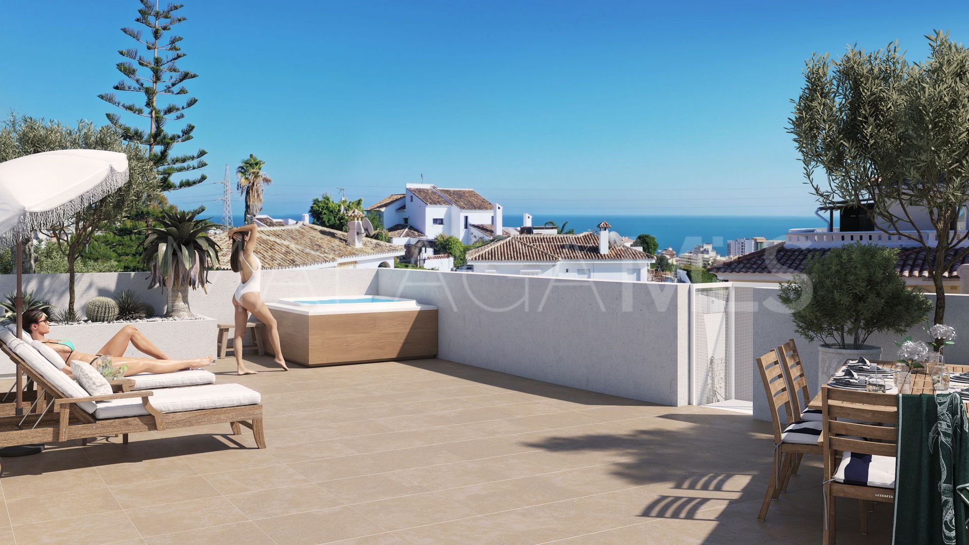 For sale penthouse in Fuengirola