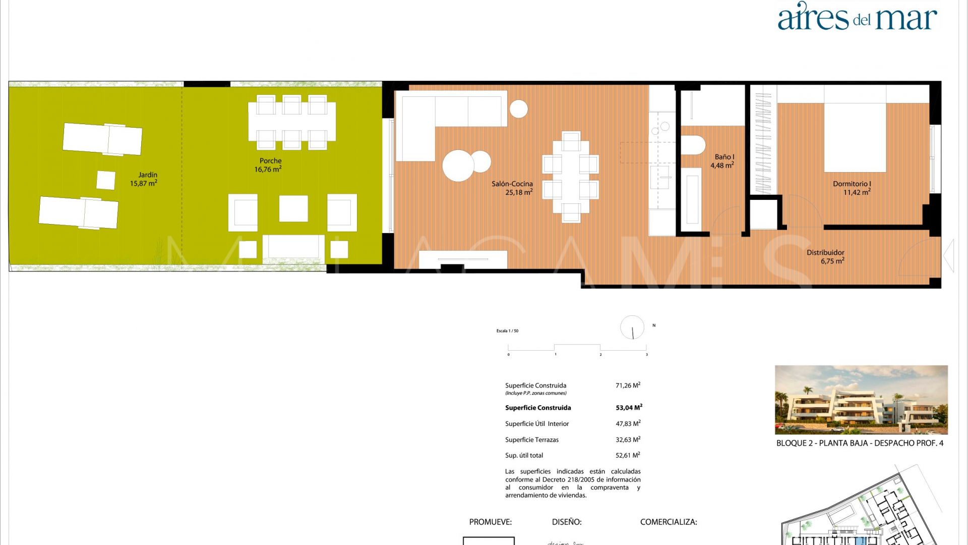 Buy Avda de Andalucia - Sierra de Estepona ground floor apartment with 1 bedroom