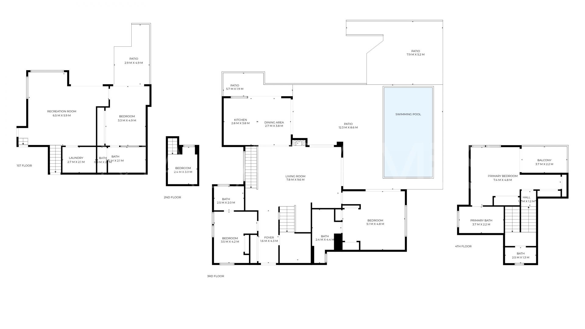 Casa for sale in Los Naranjos Hill Club de 5 bedrooms