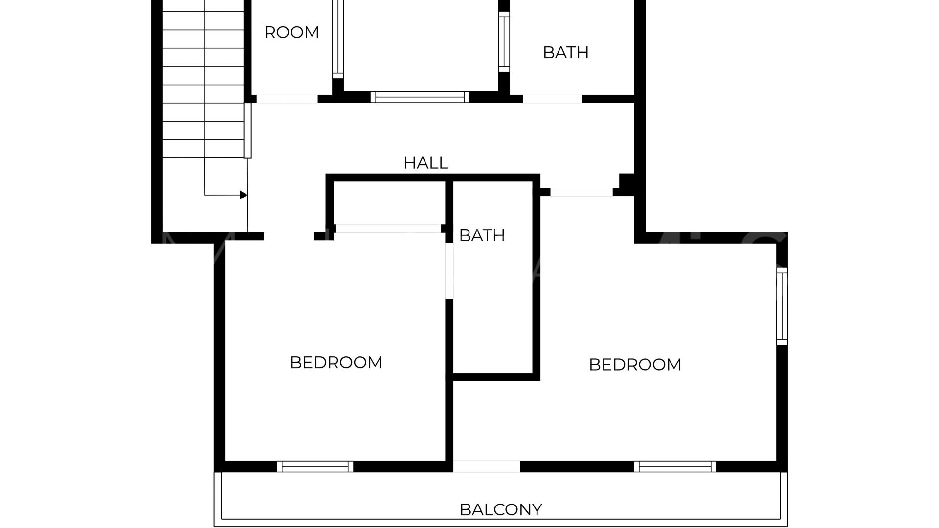 Maison de ville for sale in Malaga