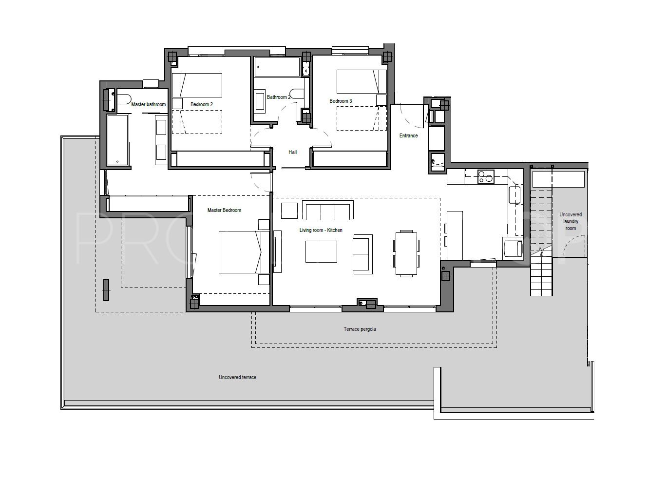 3 bedrooms penthouse in Los Altos de los Monteros for sale