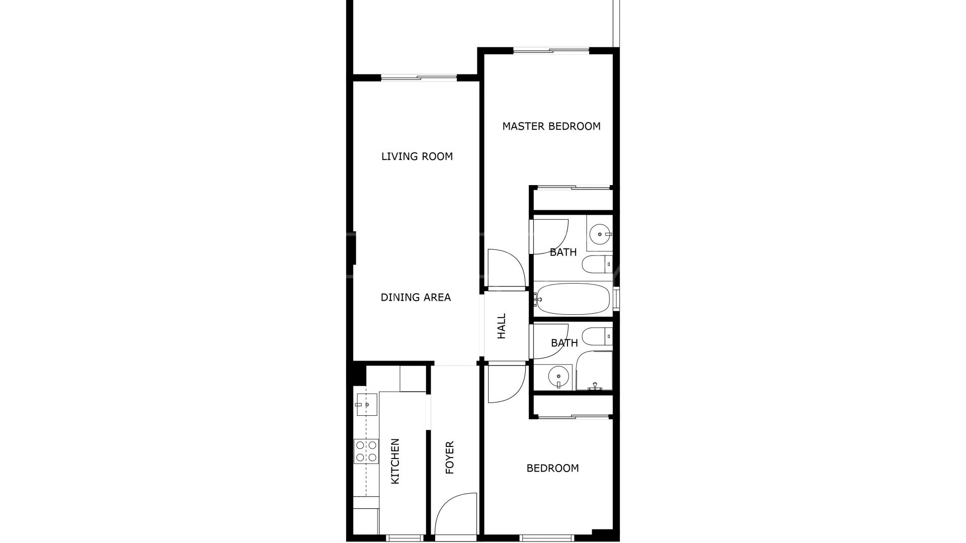 2 bedrooms ground floor apartment in Cala de Mijas for sale
