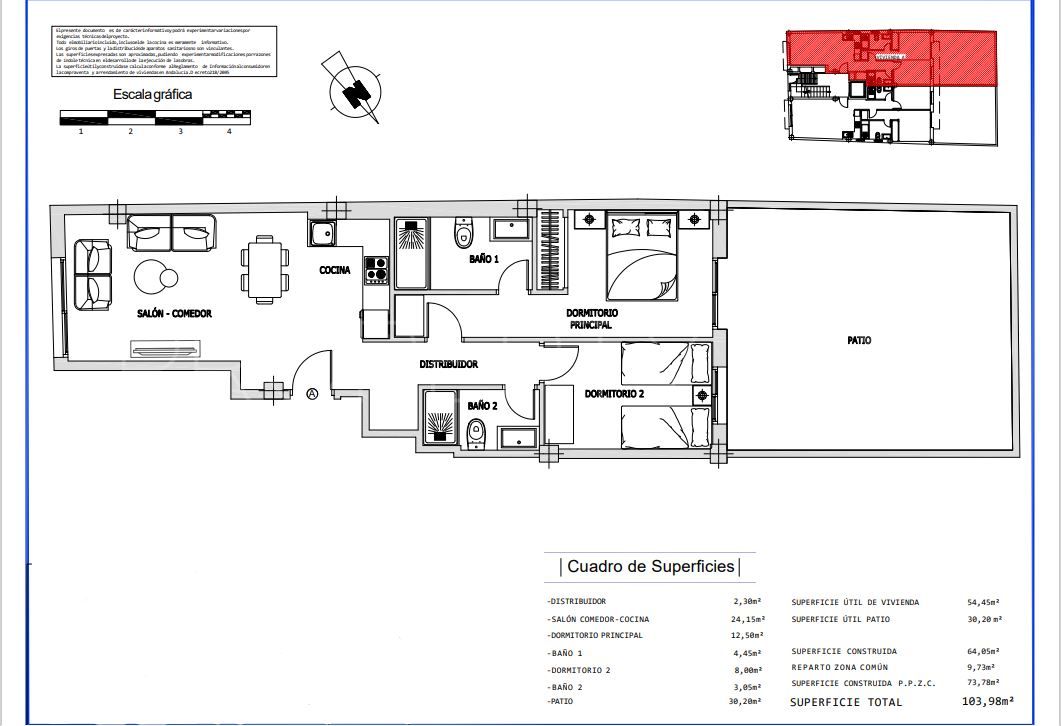 For sale Fuengirola Centro 2 bedrooms ground floor apartment