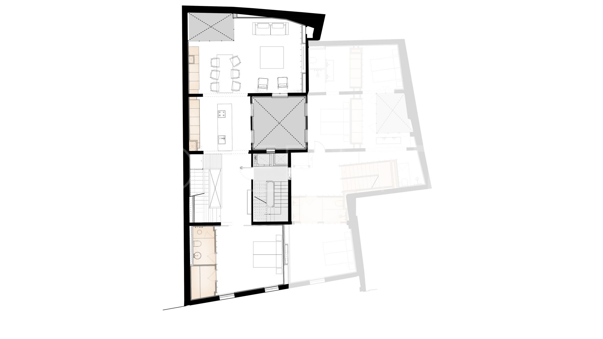 Casco Antiguo, atico duplex de 4 dormitorios en venta