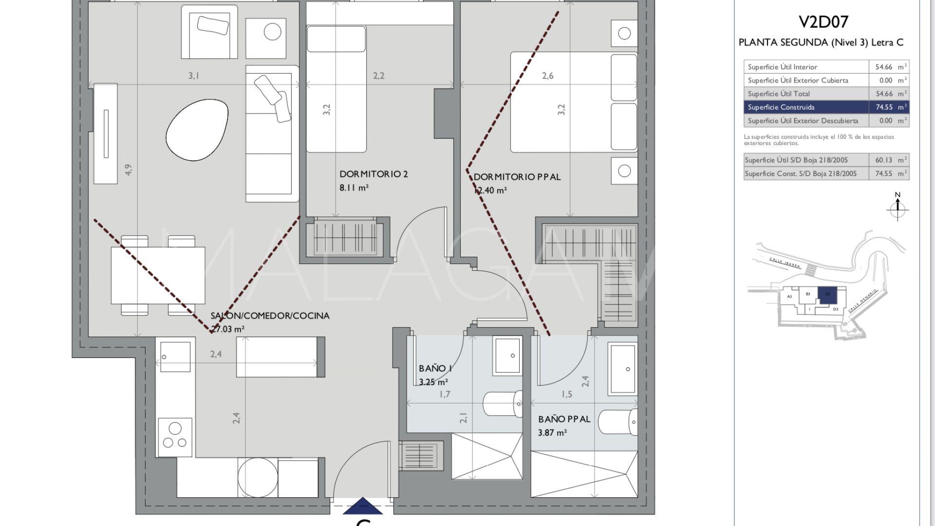 2 bedrooms apartment in El Limonar for sale