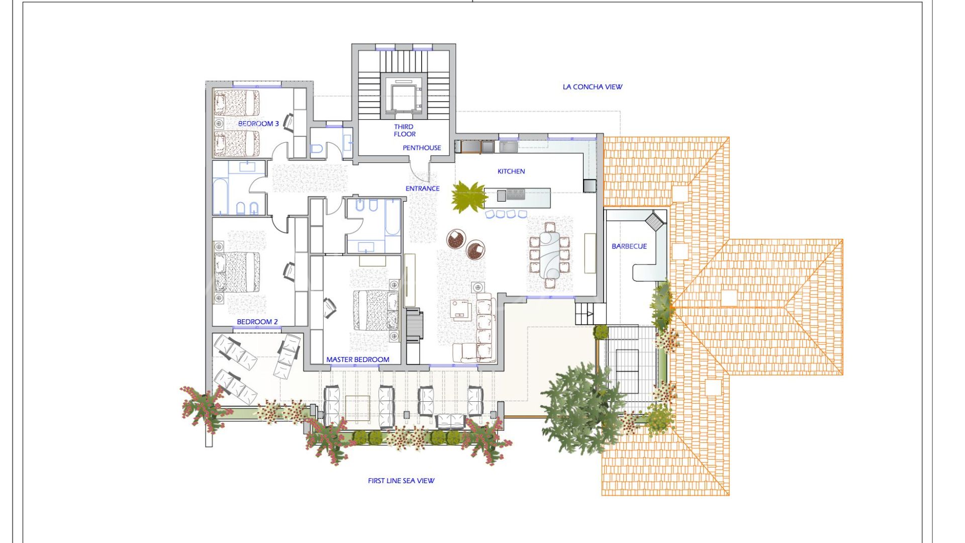 Takvåning for sale in Coral Beach