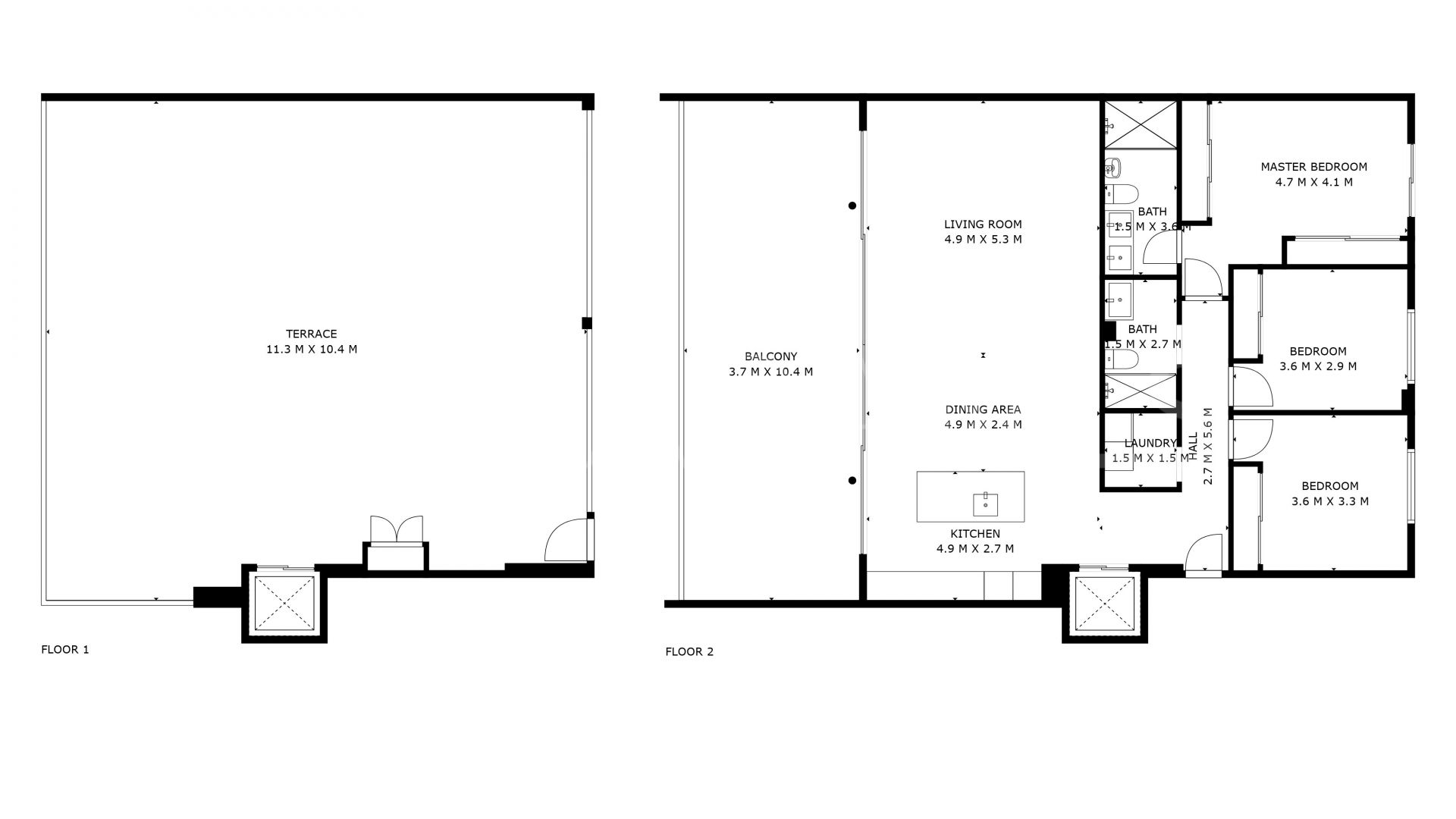 Zweistöckiges penthouse for sale in Reserva del Higuerón