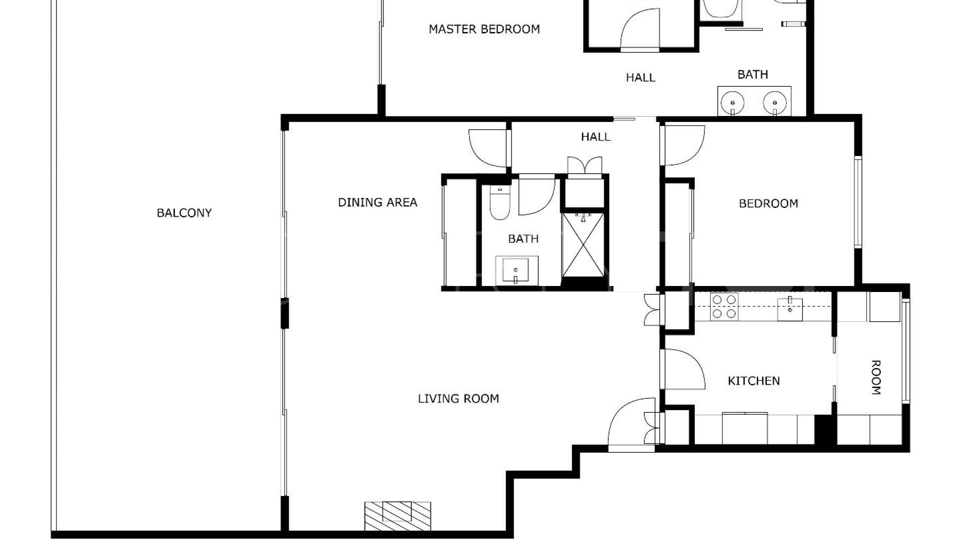 Apartamento en venta en La Quinta con 3 dormitorios