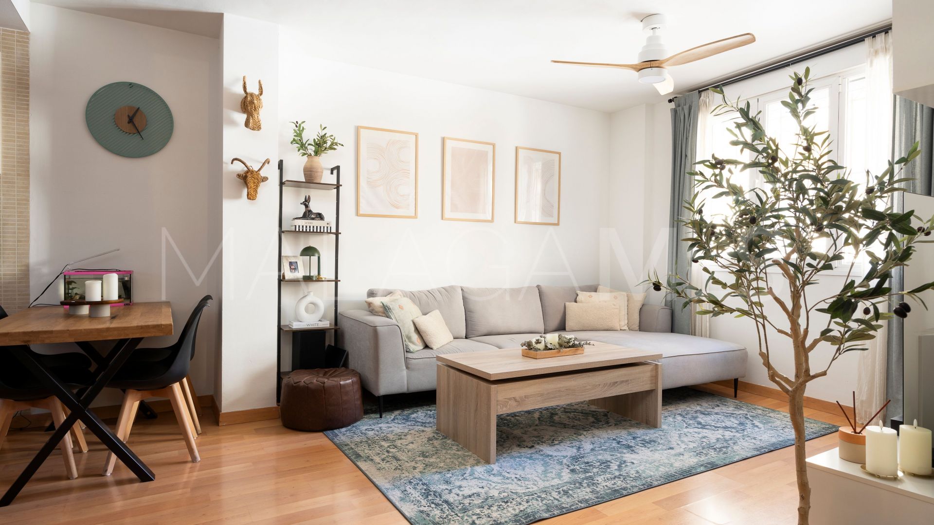 For sale 2 bedrooms ground floor apartment in Malaga