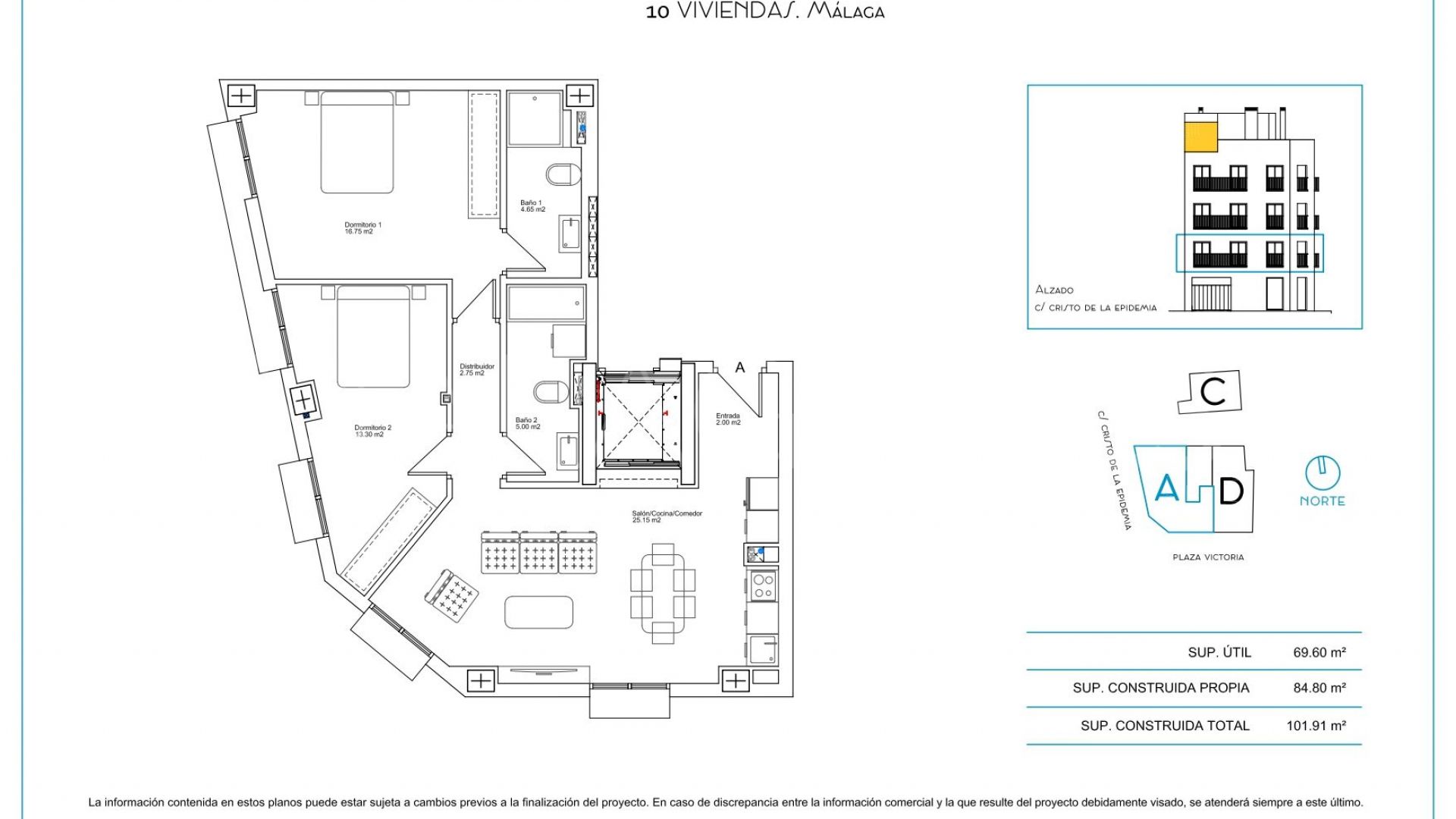 Lägenhet for sale in Malaga - Centro