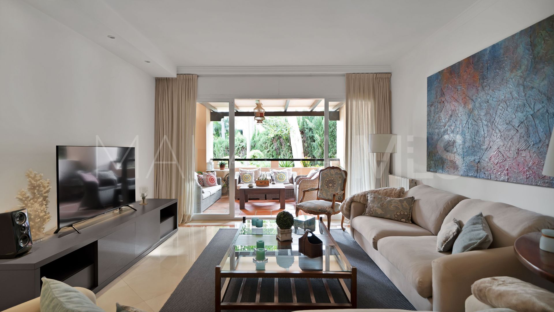 For sale ground floor apartment in Nagüeles